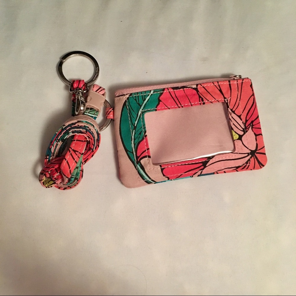 NWOT Lanyard and ID Zipper Case